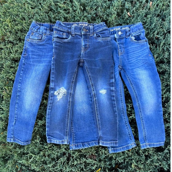 3T Toddler Boy Skinny Cat & Jack Blue Denim Pants And A 2 Piece Telluride Outfit - Picture 7 of 12